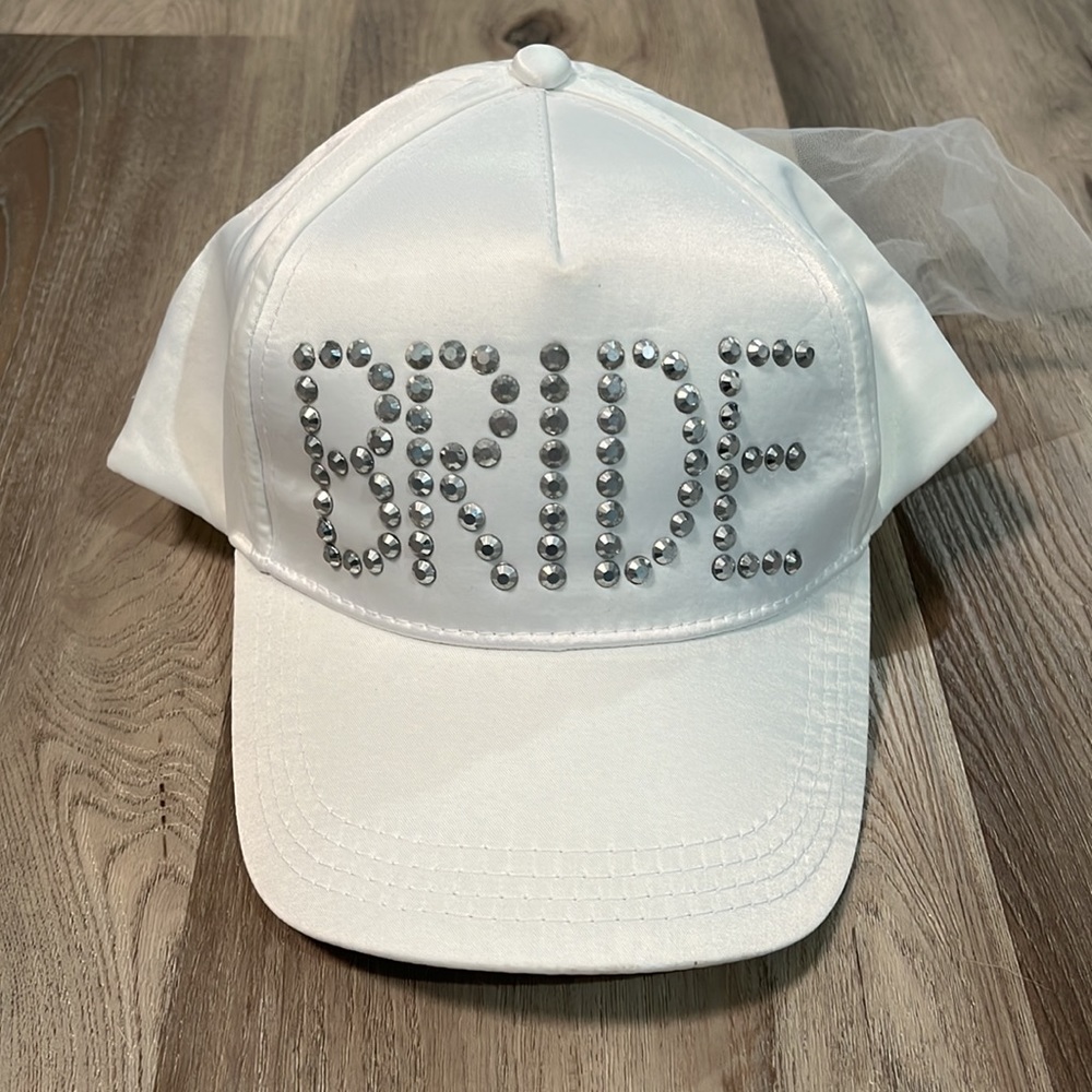 Rhinestone Bride Hat